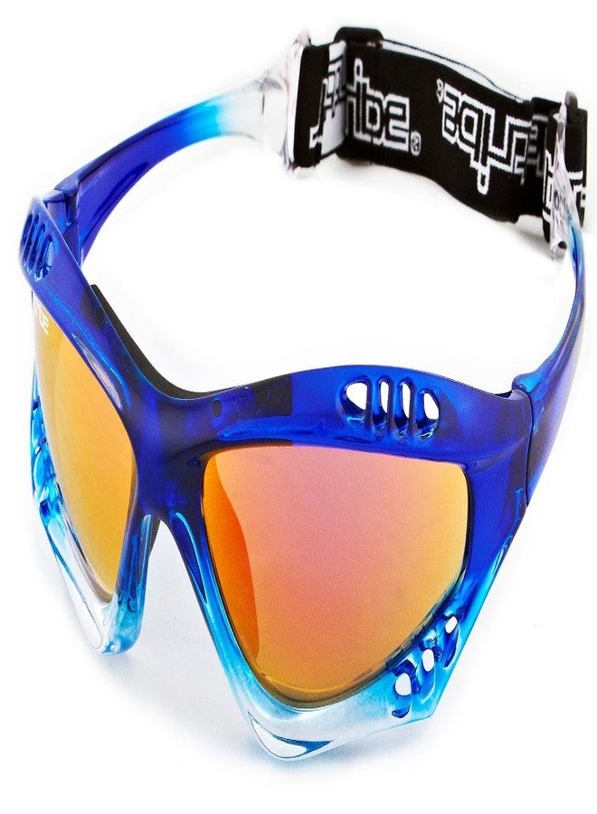Jettribe Pro Fade Frame Goggles - Storage Case Anti-fog Design Goggles for PWC Jetski Racers Enthusiasts - Stylish Revo Lens for Eye Protection and Clear Vision - Navy Blue - Image 1