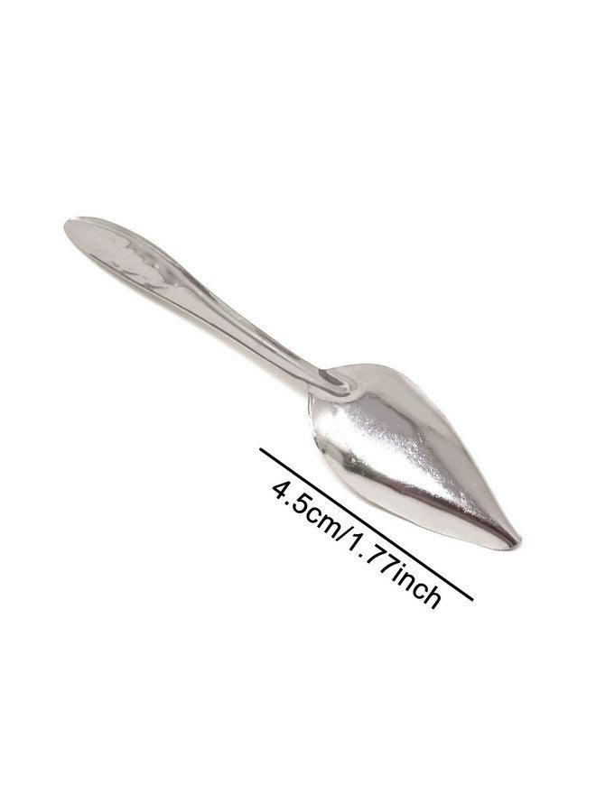 Honbay 4PCS Stainless Steel Bird Feeder Spoons Parrot Feeding Scoops Hand Feeding Spoons for Parrot - Image 2