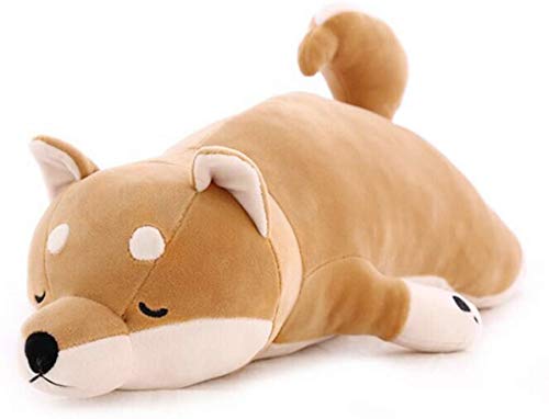 Auspicious beginning 30'' Shiba Inu Plush Stuffed Animal, Giant Stuffed Animals for Anxiety, Big Shiba Inu Corgi Plush, Dog Plush Pillow Hugging Pillow Sleeping Dog Cushion Soft Plush Toy Big Stuffed Animals Kawaii Decor - Image 1