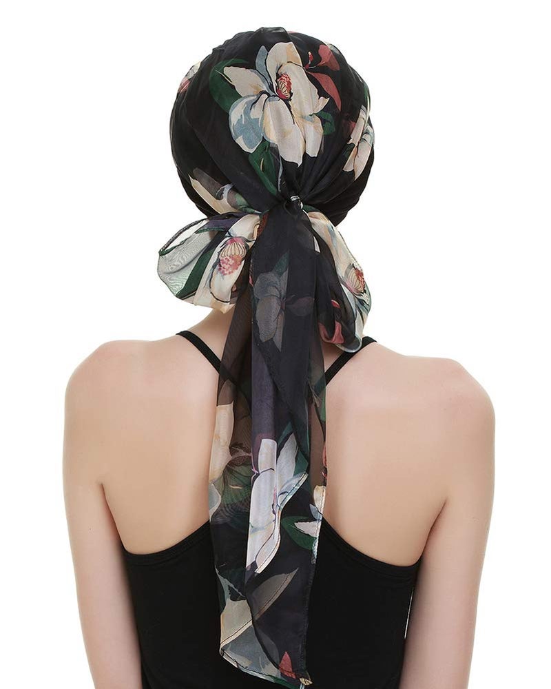 FocusCare Cancer Hats for Hair Loss Women Chemo Turbans Scarves Viscose Headwear - Image 3