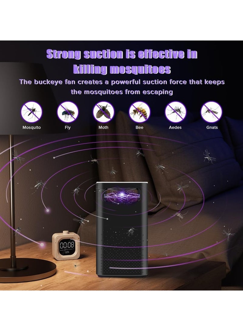 general X spring Electric Mosquito Killer Electronic Insect Killer Mosquito Zapper Indoor Insect Attractant Trap Electric Bug Zapper Rechargeable Mosquito Killer for Bedroom Living Room Kitchen - Image 3