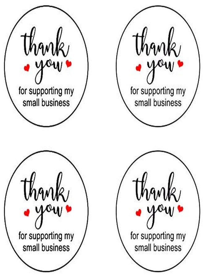 Atmiyamart Thank You Small Sticker Tag Lable (Round Sticker Use Box Packing) 1 Inch 200Pcs, Waterproof - Image 3