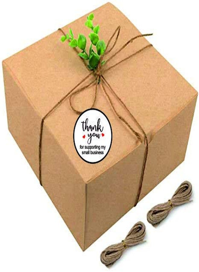 Atmiyamart Thank You Small Sticker Tag Lable (Round Sticker Use Box Packing) 1 Inch 200Pcs, Waterproof - Image 4
