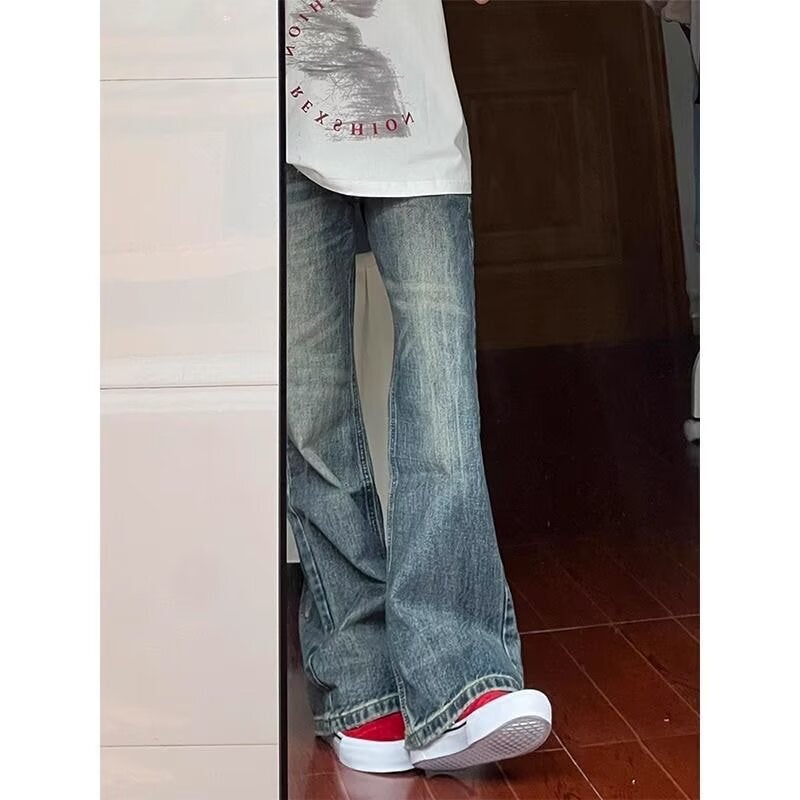 Unisex Classic Denim Jeans Loose Fit Daily Outdoor Wear - Image 2
