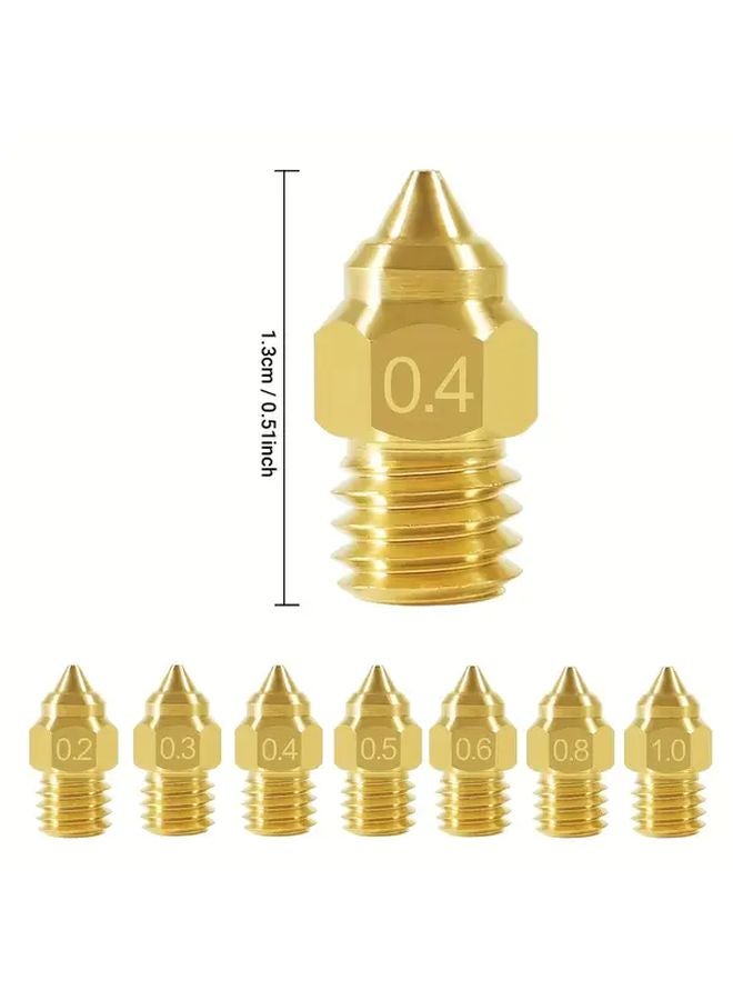 10 Pcs Brass Nozzle Kit for Ender 3 Neo V2 Neo Max Neo CR 6 SE Max CR10 V2 - Image 3