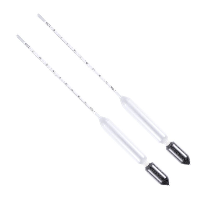 2 Pcs Glass Aquarium Hydrometer for Specific Gravity Salinity and Temperature Testing - Image 2