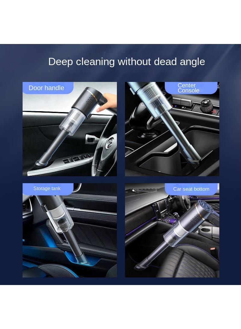 Bluejw Handheld Vacuum Cleaner, Car Vacuum Cleaner, Wireless, Mini Portable Rechargeable Wireless Vacuum Cleaner, 10000Pa Suction 120W High Power Dry And Wet Dual Use, Suitable For Vehicle/Home/Office - Image 2