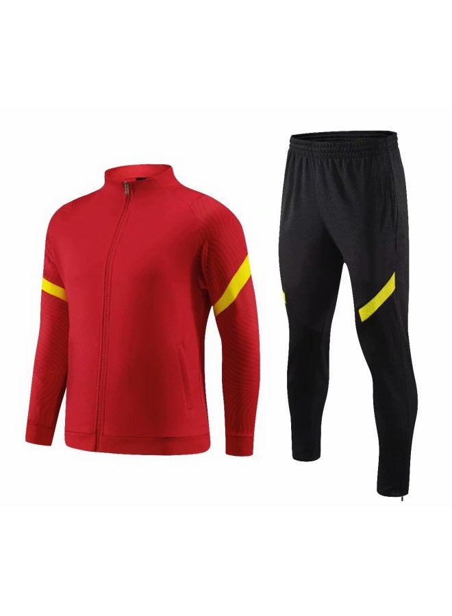Football Uniform Coat Long Sleeve Suit Autumn And Winter Training Team Jacket Jersey Adult Children's Clothing Compeion Appearance Clothing