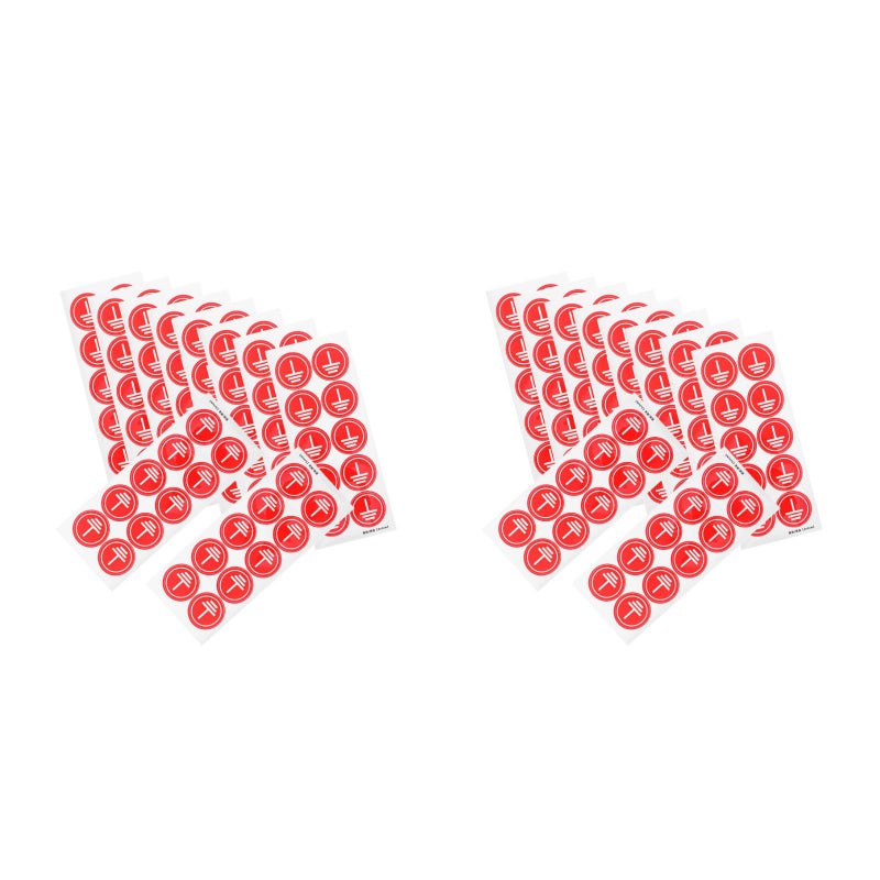 20 Sheets Grounding Safety Stickers For Electrical Panels High Adhesion Electric Warning Signs Warning Decals For Equipment Safety - Image 5