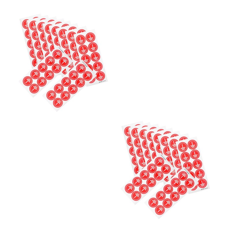 20 Sheets Grounding Safety Stickers For Electrical Panels High Adhesion Electric Warning Signs Warning Decals For Equipment Safety - Image 4
