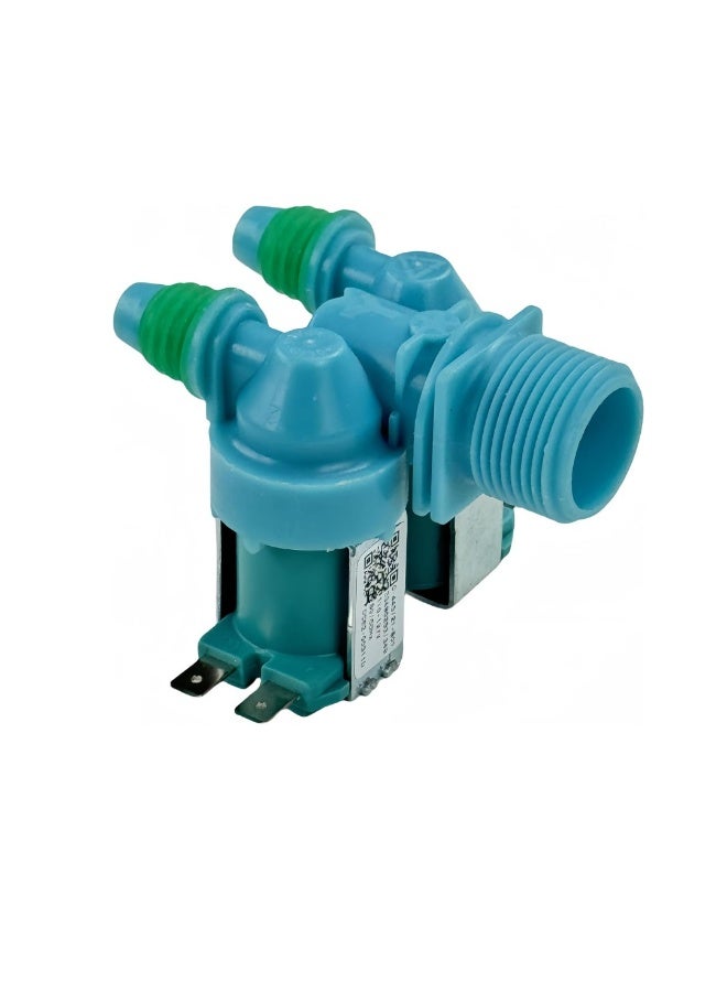 DC62-00311D Washer Water Inlet Valve Assembly Compatible with Samsung Washing Machine, 110V/127V 50/60Hz Solenoid Valve - Image 1