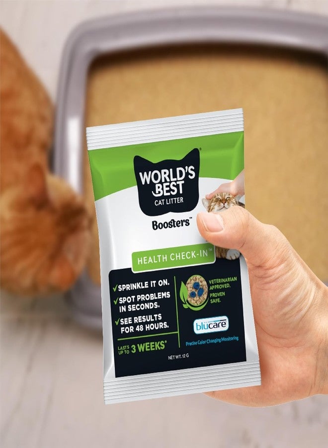 WORLD'S BEST CAT LITTER® Boosters™ Health Check-in™ | Cat Litter Additive for Health Monitoring | UTI Monitoring and Detection with Color Changing Indicator | Home Testing | Vet Approved | 12g - Image 2