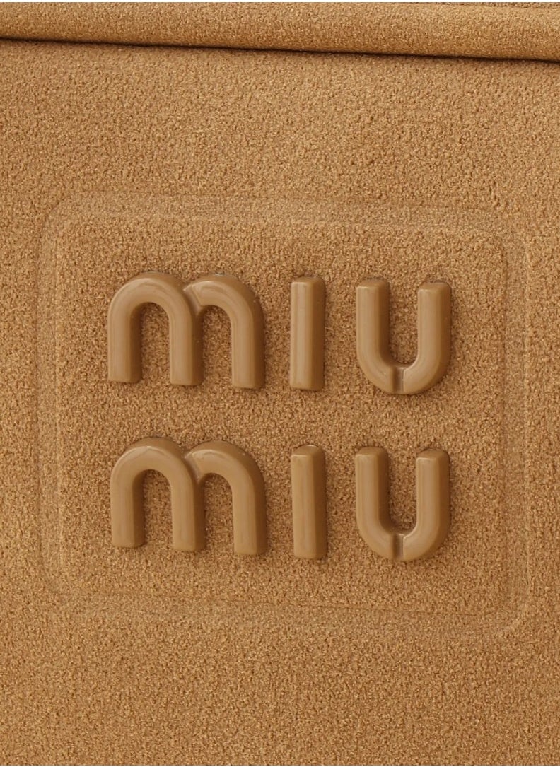 Miu Miu Arcadie padded suede top-handle bag  - Image 5