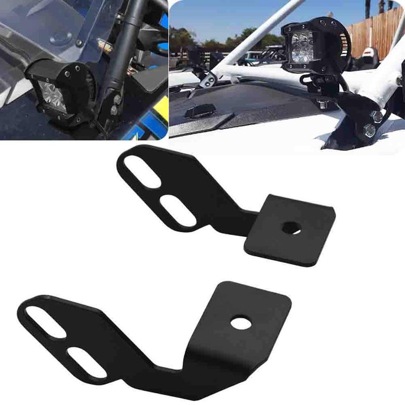 Front Side Pillar Roll Cage Light Pod Mounting Brackets Compatible with Kawasaki Teryx Teryx4 750 800 20102024