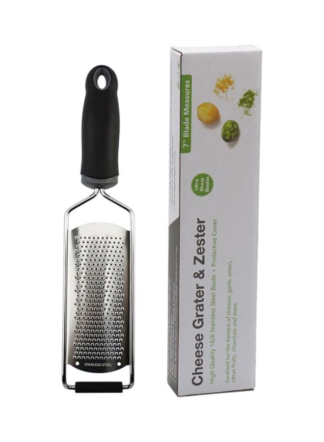 Cheese Grater And Zester Silver/Black 30.5x6.5cm - Image 3