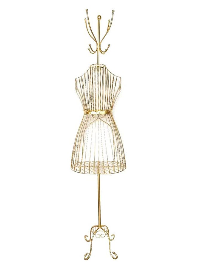 HOME TASTE Hometaste Tailors Dummy Mannequins Female Mannequin Torso Body Metal Wire Frame Dress Jewelry Display Mannequin Sewing Female Mannequin 