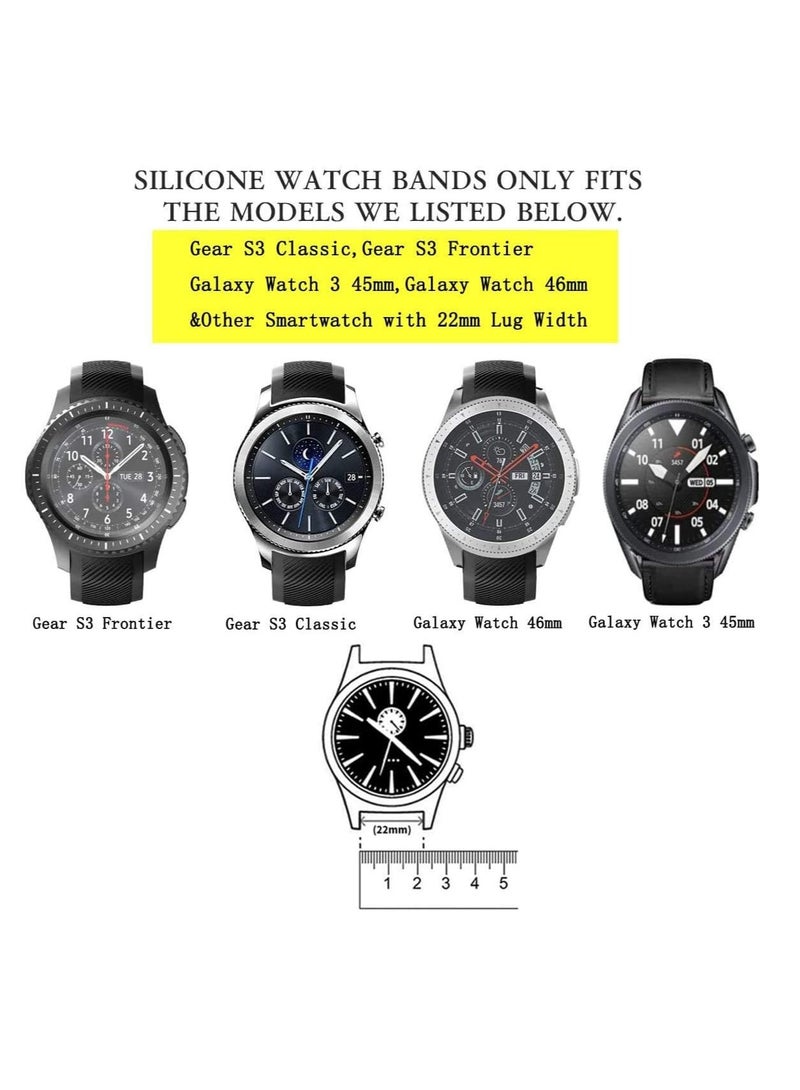 MIGOFAST Strap for Huawei GT Huawei GT 2 46mm Watch Band Huawei Watch GT2 Pro Strap Samsung Galaxy Watch 46mm Galaxy Watch 3 45mm 22mm Silicone Straps Watch Band - Image 2