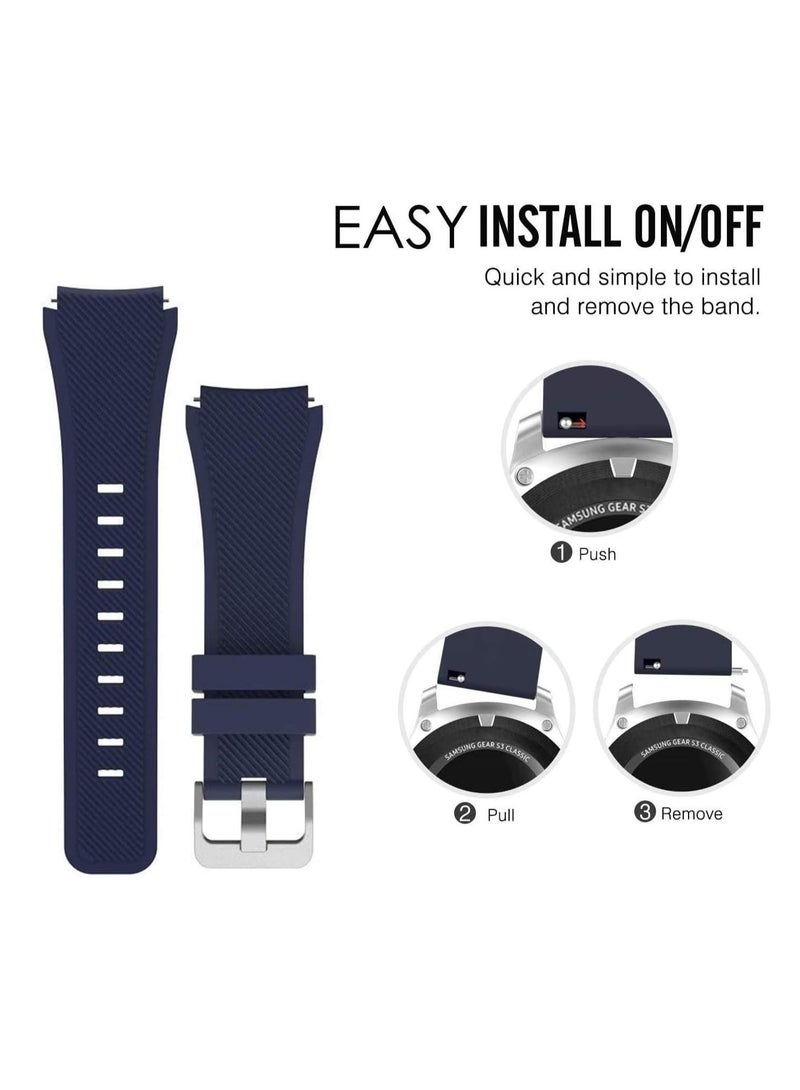 MIGOFAST Strap for Huawei GT Huawei GT 2 46mm Watch Band Huawei Watch GT2 Pro Strap Samsung Galaxy Watch 46mm Galaxy Watch 3 45mm 22mm Silicone Straps Watch Band - Image 5