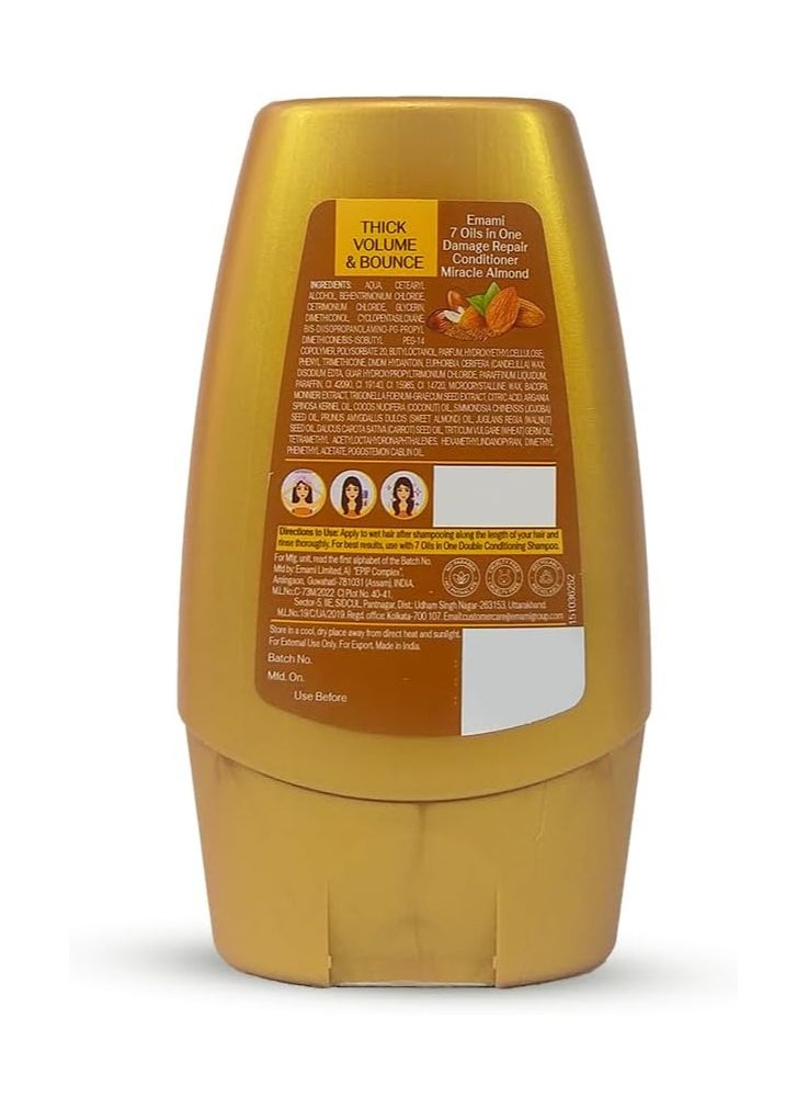 emami - 7 Oil In One Damage Repair Conditioner Miracle Almond 100ml - Image 1