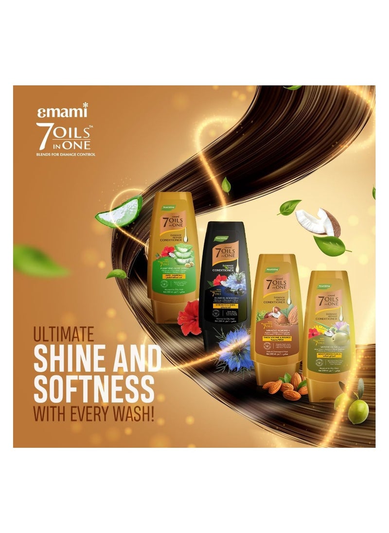 emami - 7 Oil In One Damage Repair Conditioner Miracle Almond 100ml - Image 1