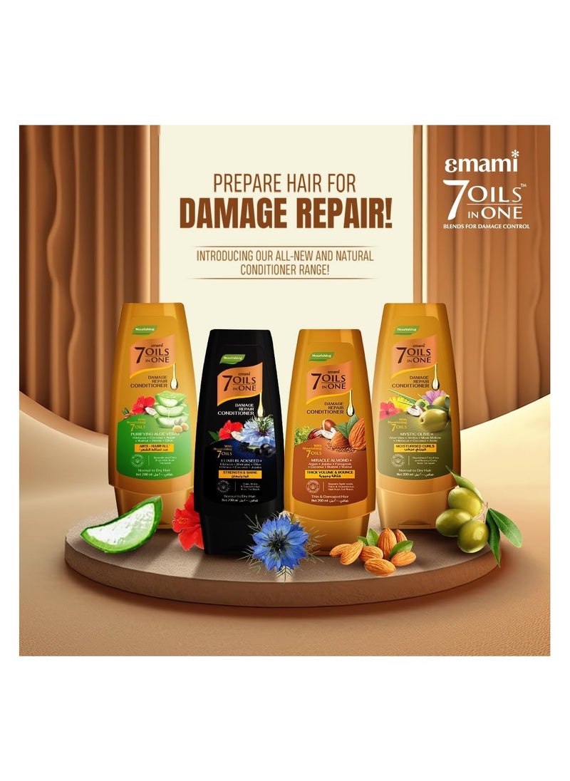 emami - 7 Oil In One Damage Repair Conditioner Miracle Almond 100ml - Image 1