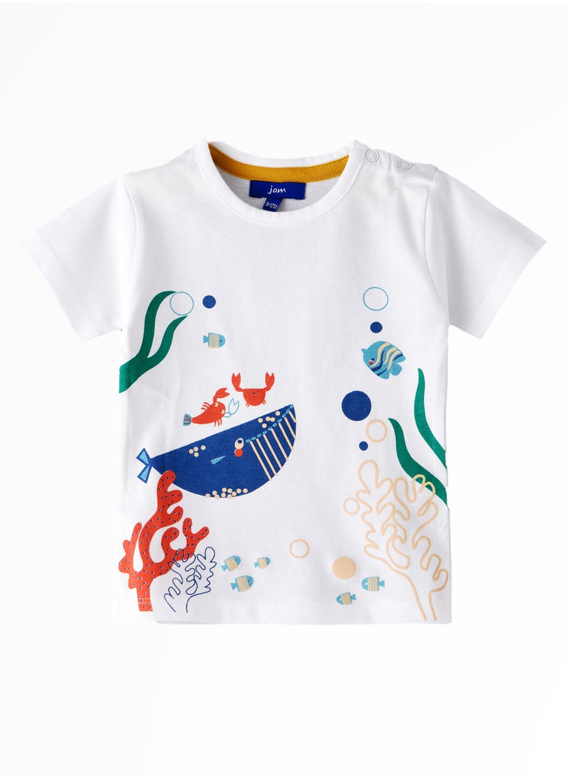 JAM Boys' Short-Sleeve Cotton Tees for Spring & Summer | Playful Prints  - Image 1