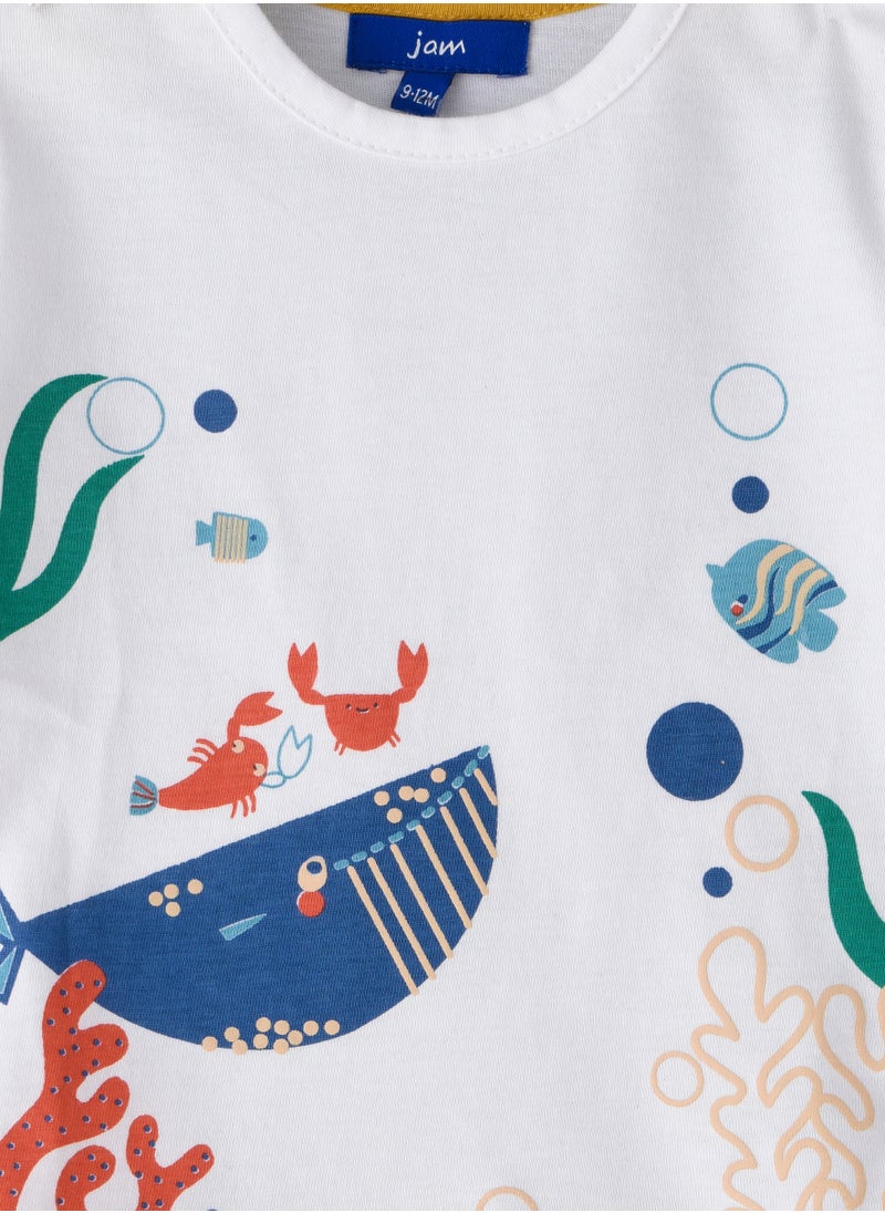 JAM Boys' Short-Sleeve Cotton Tees for Spring & Summer | Playful Prints  - Image 3