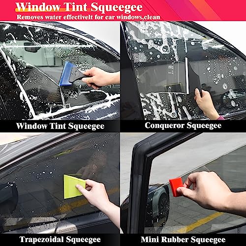 Zanch Window Tint Kit,Complete Tool Set for Professional Window Tint Protective Film Installation【Deluxe 64pcs with Tool Waist Bag】 - Image 3