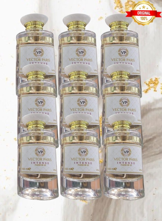 باريس 9 قطع عطر فيكتور باريس انتينس رقم 02 100 مل - Image 1