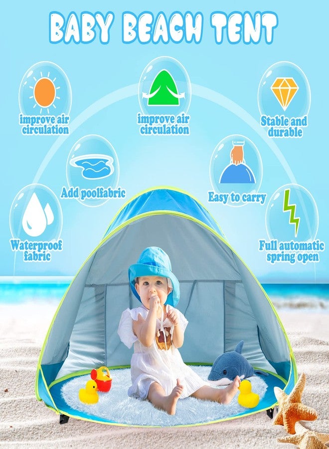 Monobeach Baby Beach Tent Pop Up Portable Shade Pool UV Protection Sun Shelter for Infant - Image 2