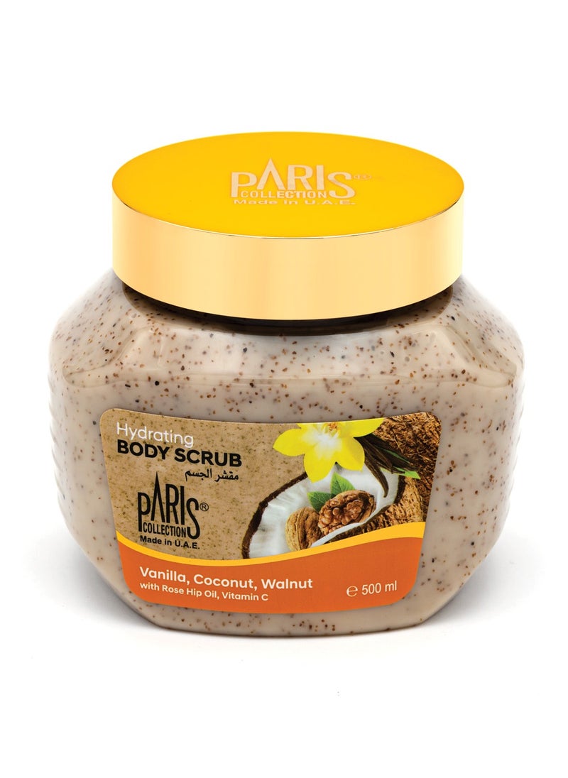 Paris Collection - Vanilla Coconut Walnut Scrub Unisex 500ml - Image 1