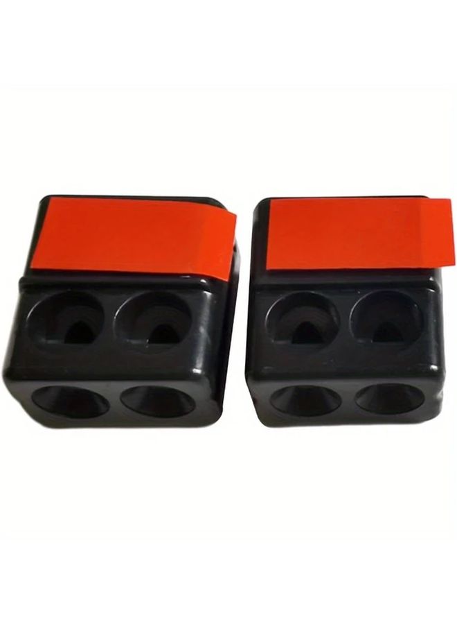 Black Deer Whistles 2pcs Animal Repeller Soundwave Technology Collision Prevention - Image 2