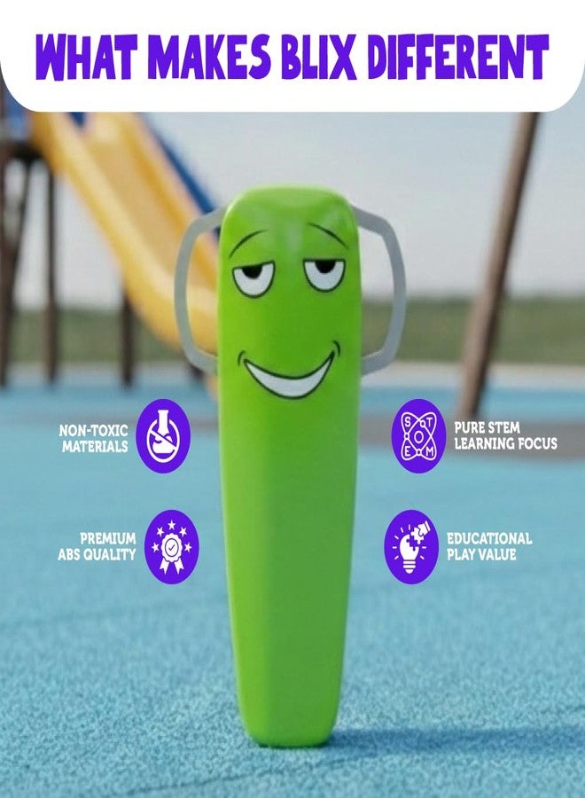 BLIX Queaky Charge - Rechargeable STEM Toy for Kids, Electronic Circuit Science Kit, Musical Sensation & Conductivity Experiment Toy, Educational Gift for Boys & Girls Ages 5,6,7,8,9+ (Green) - Image 4