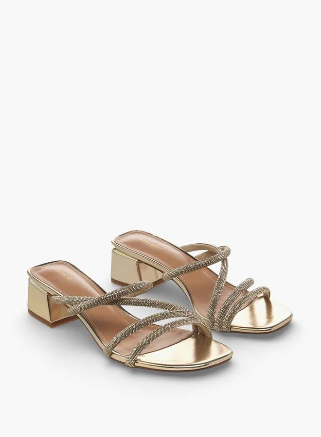 Flora Bella By Shoexpress Flora Bella Women Embellished Strap Block Heel Sandals