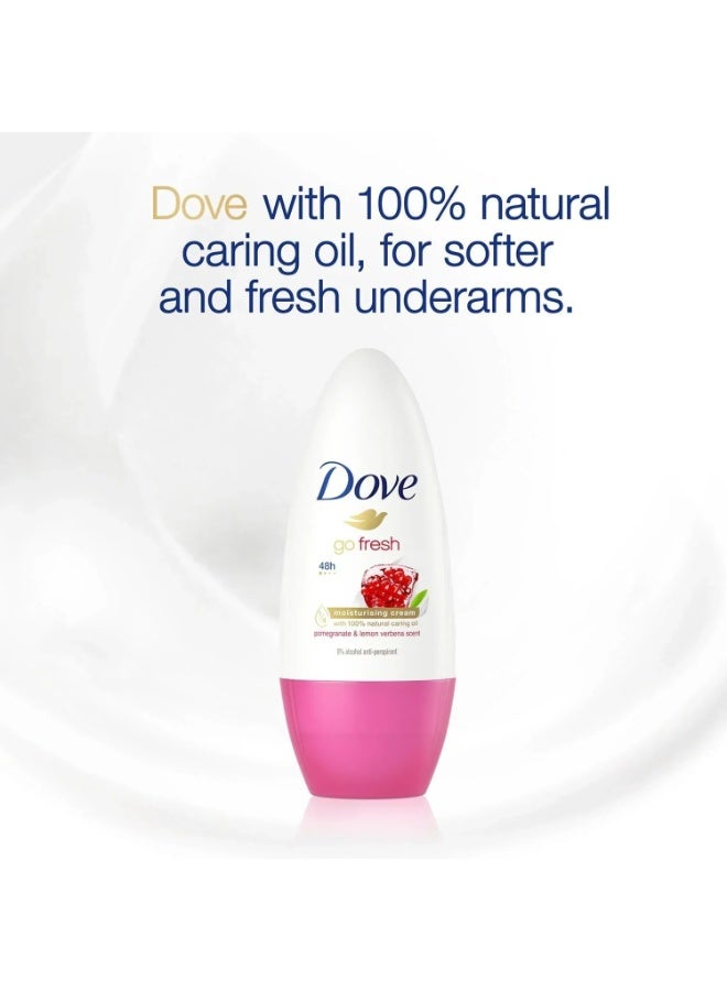 دوف مزيل عرق دوف رول أون برائحة الرمان والليمون - 40 مل - Image 3