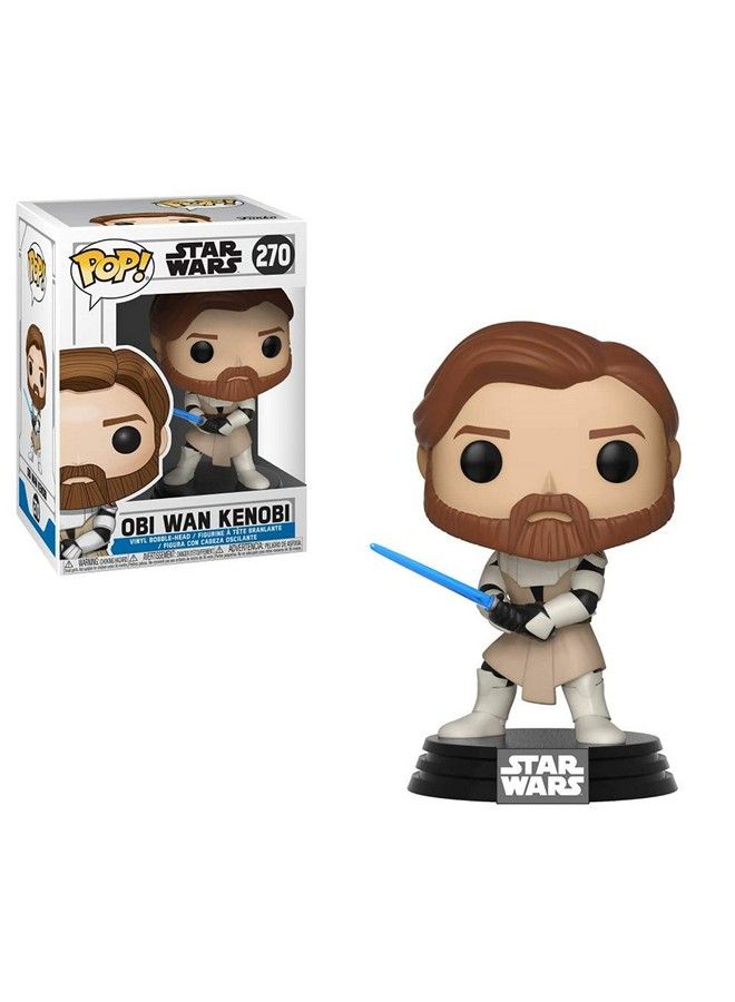Funko نجوم البوب: حروب الاستنساخ شخصية أوبى وان كينوبي القابلة للجمع متعددة الألوان - Image 2