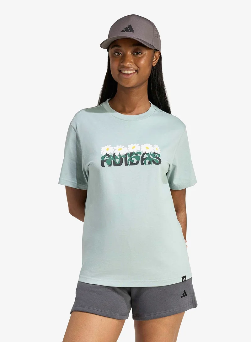 Adidas  SOFT SIDE GRAPHIC T-SHIRT for Women | Best Price UAE