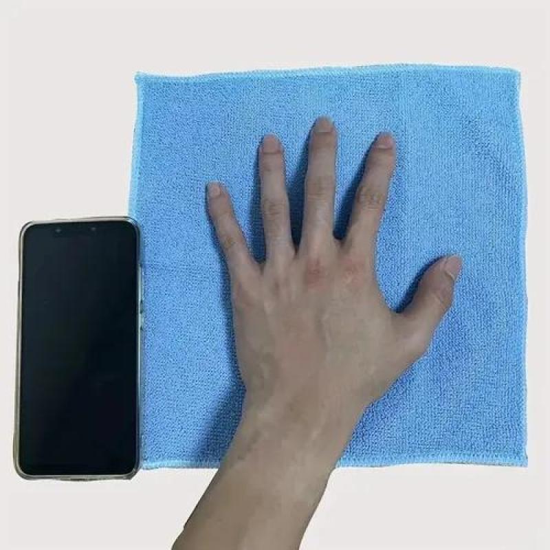 Microfiber Cleaning Cloth 25x25 Cm Mixed Colors 20-Pack Ultra-Soft Material Lifts Dust - Reusable Design for Home Furniture Cleaning - Image 5