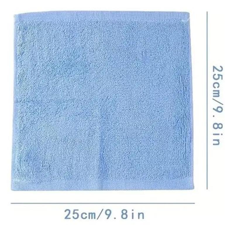 Microfiber Cleaning Cloth 25x25 Cm Mixed Colors 20-Pack Ultra-Soft Material Lifts Dust - Reusable Design for Home Furniture Cleaning - Image 4