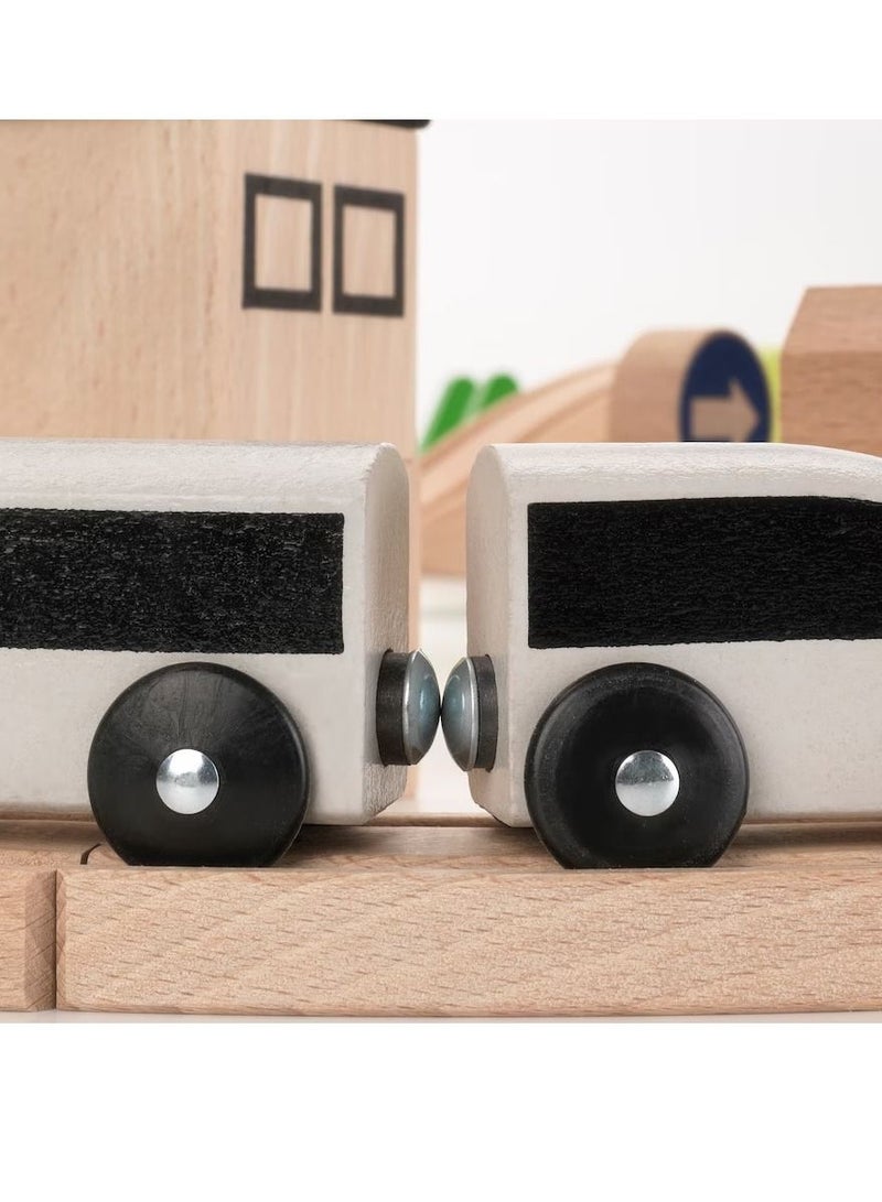 ليلابو طقم قطار مع قضبان 45 قطعة - Image 3