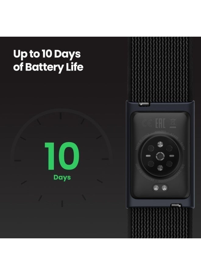 M.A&F's H59 Helio Strap Smart Band Fitness Tracker, 24/7 Activity and Sleep Tracker with Heart Rate, 10 Days Battery Life, 27 Sports Modes, Strength Training, With Extra band - Image 5