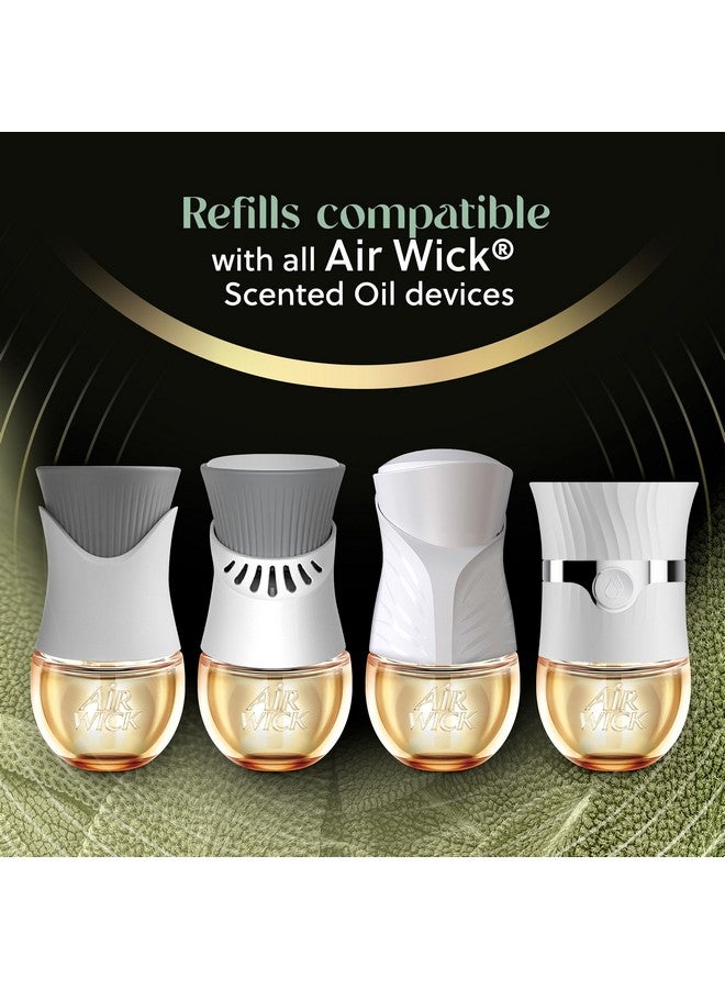 Air Wick Vibrant Plug in Scented Oil Refill, 10ct, Caribbean Sweetgrass and Sandalwood, Air Freshener, Essential Oils
