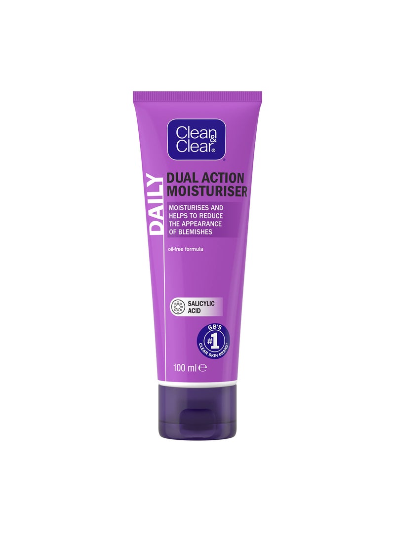 CLEAN & CLEAR Clean and Clear Dual Action Moisturiser - 100 ml 