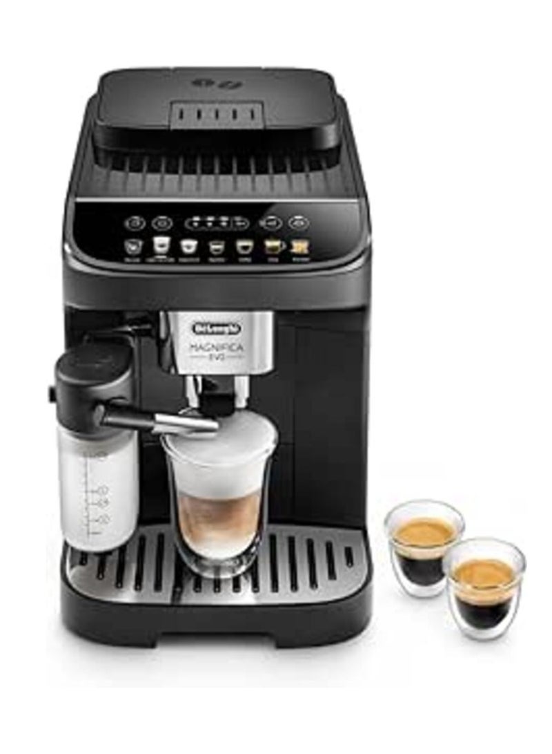 De'Longhi Magnifica Evo Coffee And Cappuccino Maker 12 OZ 1500 W ECAM292.81.B Black - Image 1