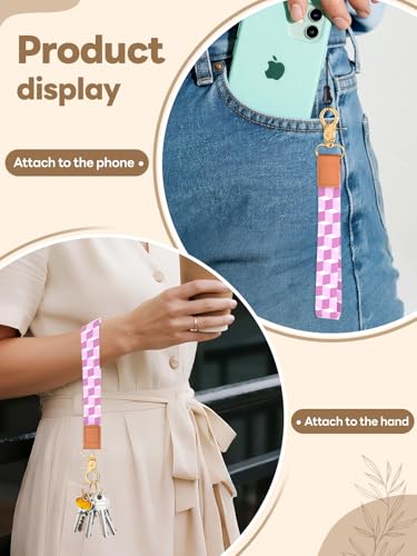 Handlein Wristlet Keychain for Women and Men, Key Chain Holder, Wrist Lanyard for Keys (Cube) - Image 3