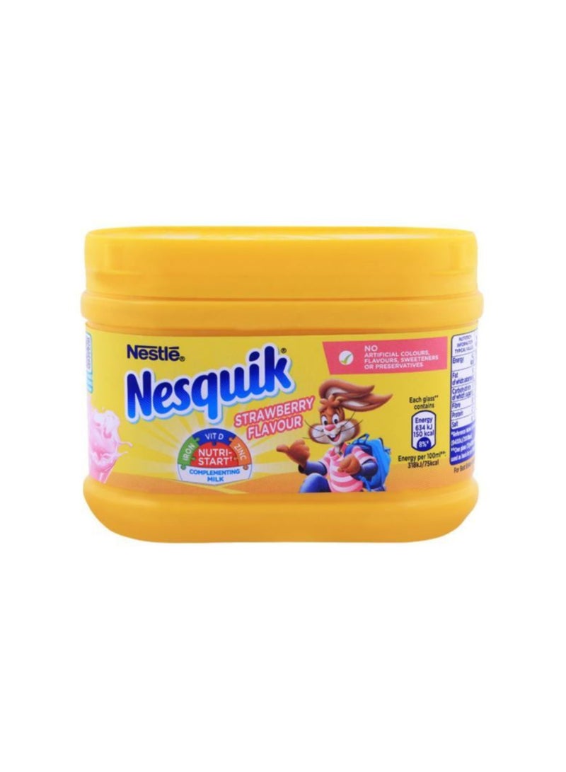 Nesquick Strawberry Flavour Milkshake Mix 300g - Image 1