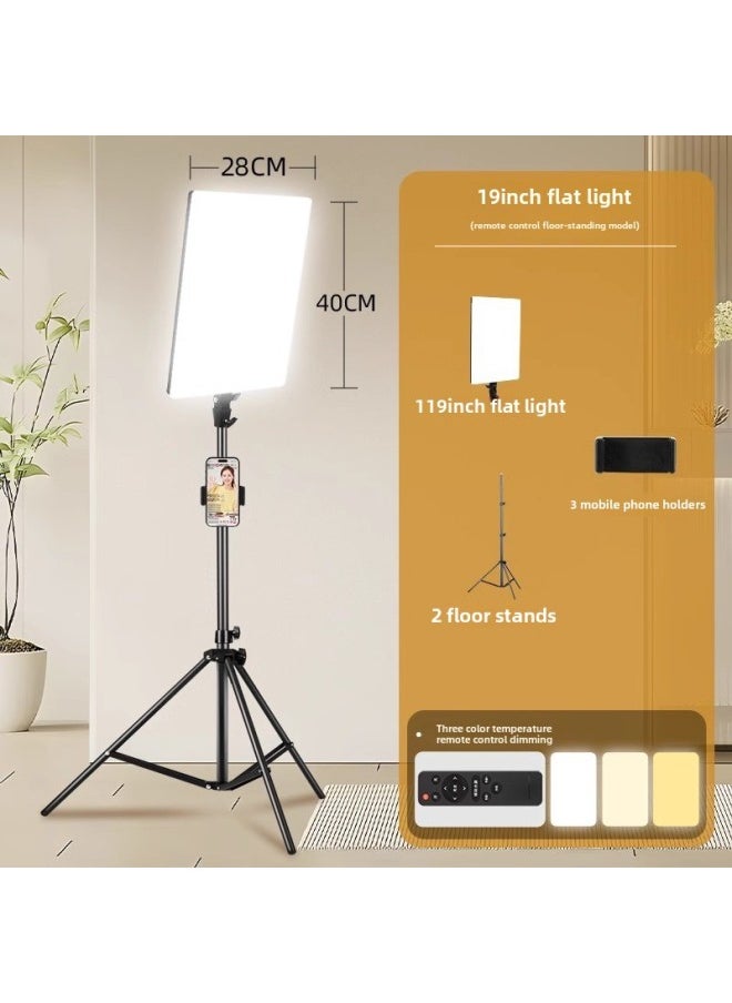 Generic SOURCE Manufacturer One-piece Delivery Live Fill Light Photography Shooting Lighting Photo Anchor Dedicated LED Live Studio-Specifications: Stand-alone Position + Floor Stand  - Image 1