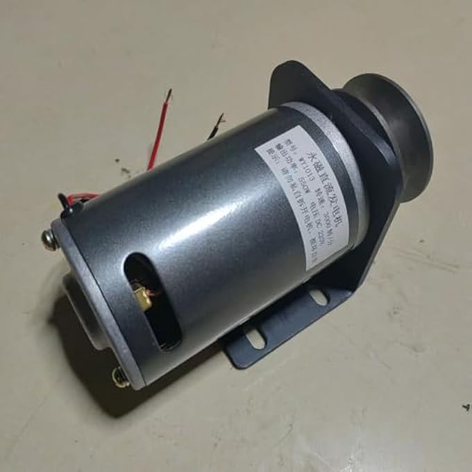 OLONETO 550W DC Permanent Magnet Generator, 36V/48V/60V/72V/220V, Wind Turbine Battery Car Charging Permanent Tape Pulley(220V) - Image 4