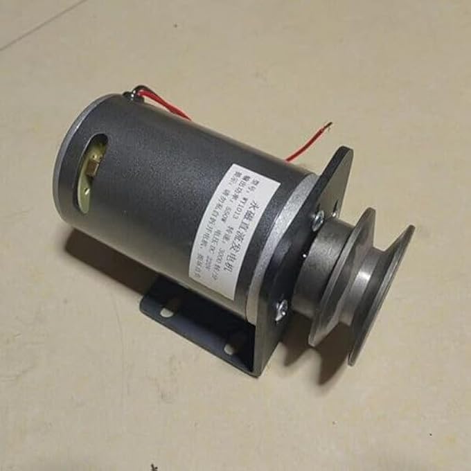 OLONETO 550W DC Permanent Magnet Generator, 36V/48V/60V/72V/220V, Wind Turbine Battery Car Charging Permanent Tape Pulley(220V) - Image 5