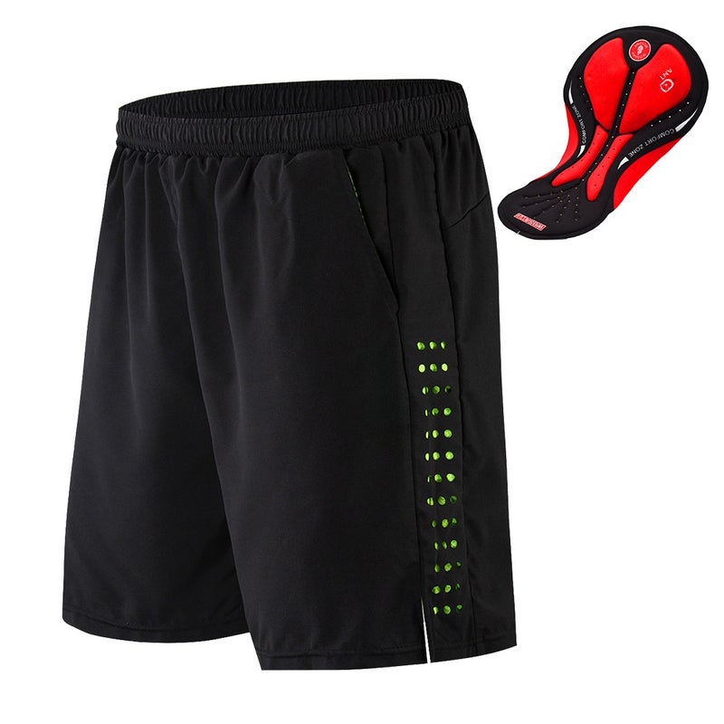 Men Bike Short with 3D Gel Padding and Mesh Lining Breathable Quick Dry Loose-Fit Bicycle Shorts Cycling Running Summer Shorts - Image 1